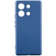 Чохол TPU GETMAN Liquid Silk Full Camera для Xiaomi Redmi Note 13 Pro 4G Синій / Navy Blue