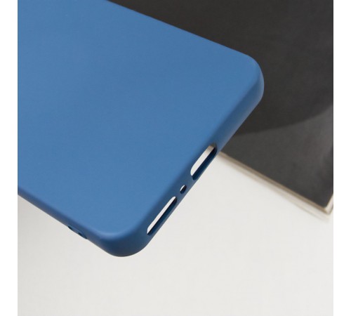 Чохол TPU GETMAN Liquid Silk Full Camera для Xiaomi Redmi Note 13 Pro 4G Синій / Navy Blue Чохол TPU GETMAN Liquid Silk Full Camera для Xiaomi Redmi Note 13 Pro 4G Синій / Navy Blue
