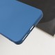 Чохол TPU GETMAN Liquid Silk Full Camera для Xiaomi Redmi Note 13 Pro 4G Синій / Navy Blue
