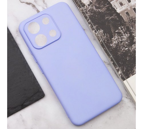 Чохол TPU GETMAN Liquid Silk Full Camera для Xiaomi Redmi Note 13 Pro 4G Бузковий / Dasheen Чохол TPU GETMAN Liquid Silk Full Camera для Xiaomi Redmi Note 13 Pro 4G Бузковий / Dasheen