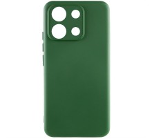 Чохол TPU GETMAN Liquid Silk Full Camera для Xiaomi Redmi Note 13 Pro 4G Зелений / Dark green