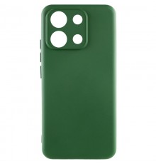 Чохол TPU GETMAN Liquid Silk Full Camera для Xiaomi Redmi Note 13 Pro 4G Зелений / Dark green