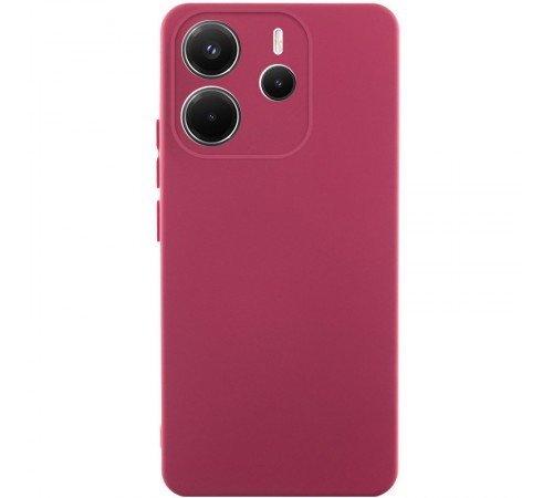 Чохол TPU GETMAN Liquid Silk Full Camera для Xiaomi Redmi Note 14 4G (Europe version) Бордовий / Marsala Чохол TPU GETMAN Liquid Silk Full Camera для Xiaomi Redmi Note 14 4G (Europe version) Бордовий / Marsala