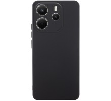 Чохол TPU GETMAN Liquid Silk Full Camera для Xiaomi Redmi Note 14 4G (Europe version) Чорний / Black