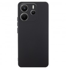 Чохол TPU GETMAN Liquid Silk Full Camera для Xiaomi Redmi Note 14 4G (Europe version) Чорний / Black