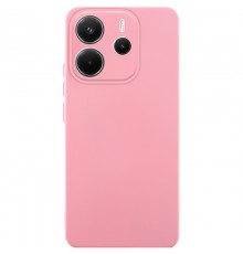 Чохол TPU GETMAN Liquid Silk Full Camera для Xiaomi Redmi Note 14 4G (Europe version) Рожевий / Pink