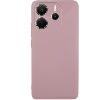 Чохол TPU GETMAN Liquid Silk Full Camera для Xiaomi Redmi Note 14 4G (Europe version) Рожевий / Pink Sand