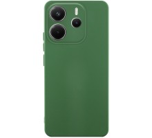 Чохол TPU GETMAN Liquid Silk Full Camera для Xiaomi Redmi Note 14 4G (Europe version) Зелений / Dark green