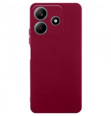 Чохол TPU GETMAN Liquid Silk Full Camera для Xiaomi Redmi Note 14 5G Бордовий / Marsala