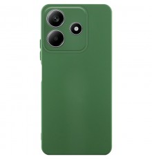 Чохол TPU GETMAN Liquid Silk Full Camera для Xiaomi Redmi Note 14 5G Зелений / Dark green