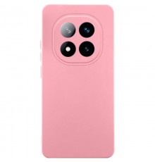 Чохол TPU GETMAN Liquid Silk Full Camera для Xiaomi Redmi Note 14 Pro 5G Рожевий / Pink