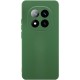 Чохол TPU GETMAN Liquid Silk Full Camera для Xiaomi Redmi Note 14 Pro 5G Зелений / Dark green