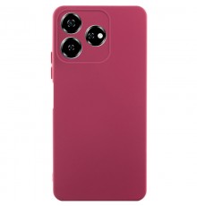 Чохол TPU GETMAN Liquid Silk Full Camera для ZTE Nubia V60 Бордовий / Marsala