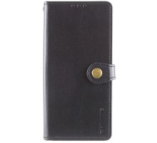 Шкіряний чохол-книжка GETMAN Gallant (PU) для Xiaomi Redmi Note 14 4G (Europe version) Чорний