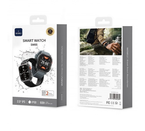 Смарт-годинник WIWU Smart Watch SW05 Tarnish Смарт-годинник WIWU Smart Watch SW05 Tarnish