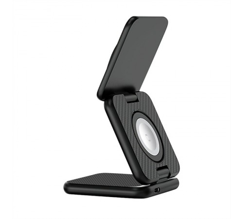 БЗП WIWU Wi-W035 Mag Go 3 in 1 wireless charger Black БЗП WIWU Wi-W035 Mag Go 3 in 1 wireless charger Black
