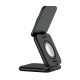 БЗП WIWU Wi-W035 Mag Go 3 in 1 wireless charger Black
