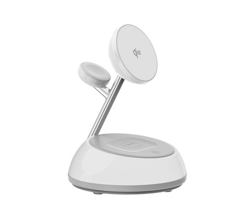БЗП WIWU Wi-W036 Aurora 3 in 1 wireless charger White БЗП WIWU Wi-W036 Aurora 3 in 1 wireless charger White