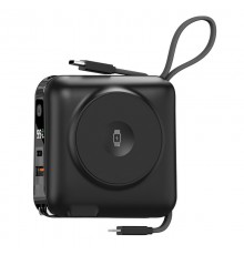 Портативний ЗП Power Bank WIWU Wi-P051 6 in 1 PD45W з БЗП 15000 mAh Black