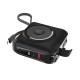 Портативний ЗП Power Bank WIWU Wi-P051 6 in 1 PD45W з БЗП 15000 mAh Black