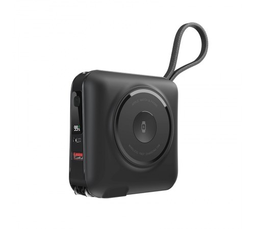 Портативний ЗП Power Bank WIWU Wi-P051 6 in 1 PD45W з БЗП 15000 mAh Black Портативний ЗП Power Bank WIWU Wi-P051 6 in 1 PD45W з БЗП 15000 mAh Black