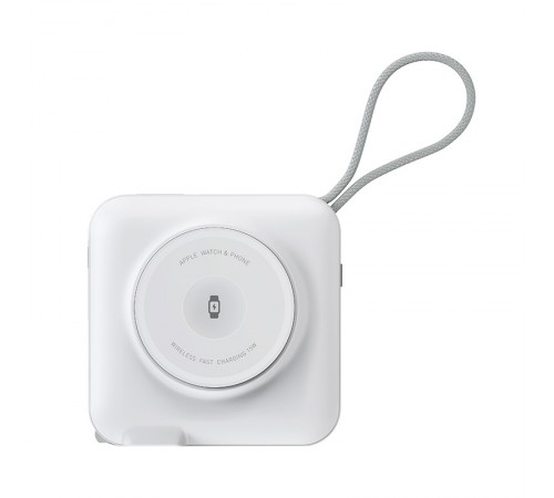 Портативний ЗП Power Bank WIWU Wi-P051 6 in 1 PD45W з БЗП 15000 mAh White Портативний ЗП Power Bank WIWU Wi-P051 6 in 1 PD45W з БЗП 15000 mAh White