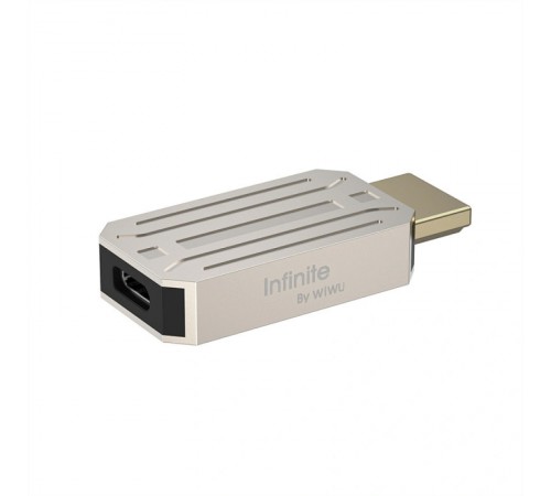Перехідник WIWU Wi-HB004 Infinite USB-C to HDMI Silver Перехідник WIWU Wi-HB004 Infinite USB-C to HDMI Silver