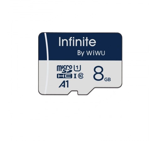 Карта пам'яті microSDXC WIWU Wi-FC004 Infinite Series 8GB (U1, C10) без адаптера Blue Карта пам'яті microSDXC WIWU Wi-FC004 Infinite Series 8GB (U1, C10) без адаптера Blue