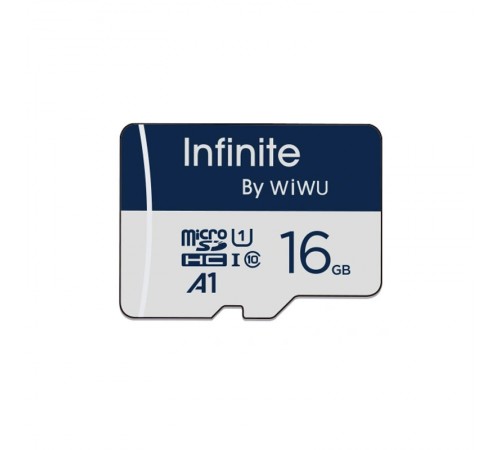 Карта пам'яті microSDXC WIWU Wi-FC004 Infinite Series 16GB (U1, C10) без адаптера Blue Карта пам'яті microSDXC WIWU Wi-FC004 Infinite Series 16GB (U1, C10) без адаптера Blue