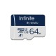 Карта пам'яті microSDXC WIWU Wi-FC004 Infinite Series 64GB (U3, C10) без адаптера Blue