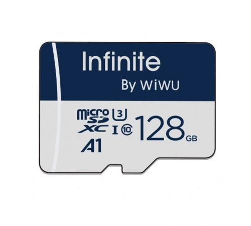 Карта пам'яті microSDXC WIWU Wi-FC004 Infinite Series 128GB (U3, C10) без адаптера Blue Карта пам'яті microSDXC WIWU Wi-FC004 Infinite Series 128GB (U3, C10) без адаптера Blue