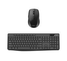 Бездротова клавіатура+миша WIWU KM-01 Office Black