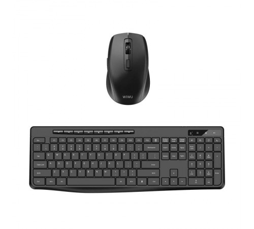 Бездротова клавіатура+миша WIWU KM-01 Office Black Бездротова клавіатура+миша WIWU KM-01 Office Black