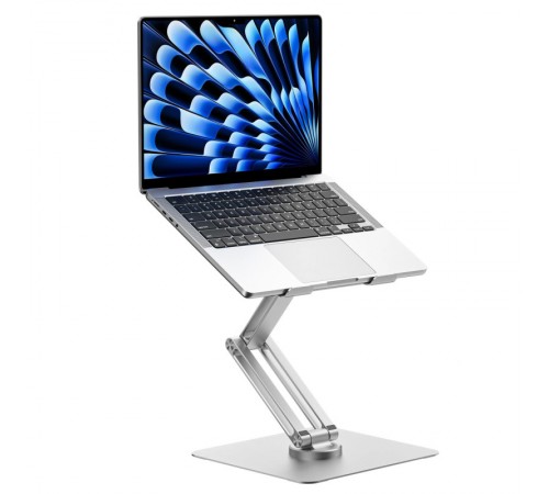 Підставка для ноутбуку WIWU ZM-S801 Rotative Foldable Laptop Stand Silver Підставка для ноутбуку WIWU ZM-S801 Rotative Foldable Laptop Stand Silver