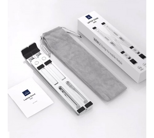 Підставка для ноутбуку WIWU S400 Laptop stand Silver Підставка для ноутбуку WIWU S400 Laptop stand Silver
