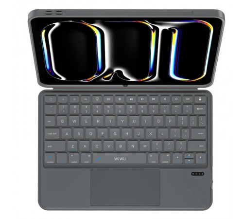 Чохол-клавіатура WIWU MK-005 3 in 1 for iPad Air 13'' (2024)/Pro 12.9" (2020-2022) Grey Чохол-клавіатура WIWU MK-005 3 in 1 for iPad Air 13'' (2024)/Pro 12.9" (2020-2022) Grey