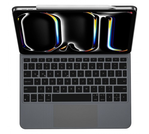 Чохол-клавіатура WIWU MK-004 for iPad Air 13'' (2024)/Pro 12.9" (2020-2022) Black Чохол-клавіатура WIWU MK-004 for iPad Air 13'' (2024)/Pro 12.9" (2020-2022) Black