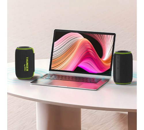 Bluetooth Колонка WIWU H5 Thunder Wireless Portable Speaker Black