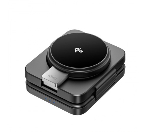 БЗП WIWU Wi-W028 QI2 3 in 1 wireless charger Black БЗП WIWU Wi-W028 QI2 3 in 1 wireless charger Black