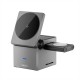 БЗП WIWU Wi-W030 Planeta Trio 3 in 1 Cableless charger Gray