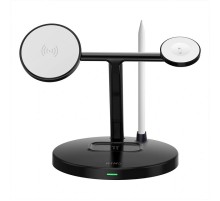 БЗП WIWU Wi-W032 Magnetic 4 in 1 Cableless Charger Black