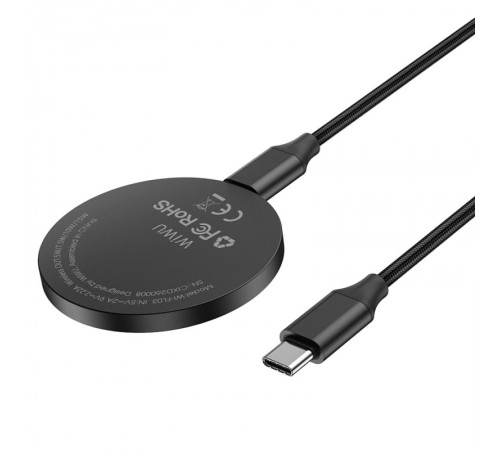 БЗП WIWU Wi-W034 Kevlar Wireless Charger Black БЗП WIWU Wi-W034 Kevlar Wireless Charger Black