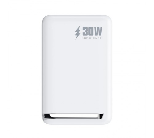 Портативний ЗП Power Bank WIWU Wi-P031 Magnetic з БЗП 30W 10000 mAh White Портативний ЗП Power Bank WIWU Wi-P031 Magnetic з БЗП 30W 10000 mAh White