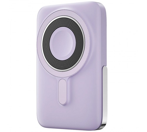 Портативний ЗП Power Bank WIWU Wi-P018 Elite 3 in 1 з БЗП 10000 mAh Purple Портативний ЗП Power Bank WIWU Wi-P018 Elite 3 in 1 з БЗП 10000 mAh Purple