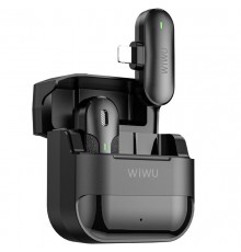 Петличний бездротовий мікрофон WIWU Wi-WM001 Wireless mini microphone (Type-C) Black
