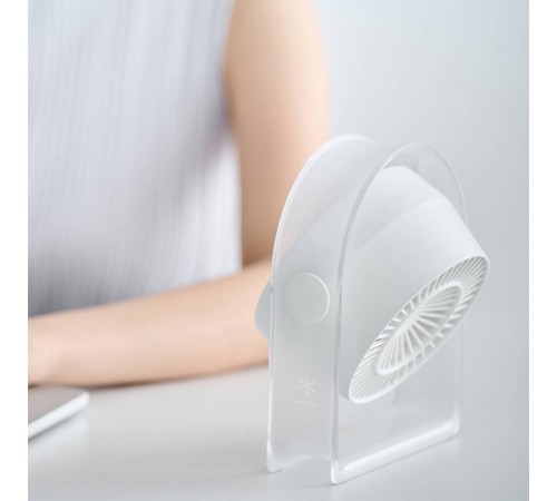 Портативний вентилятор WIWU WI-FS07 Snow desktop fan White Портативний вентилятор WIWU WI-FS07 Snow desktop fan White
