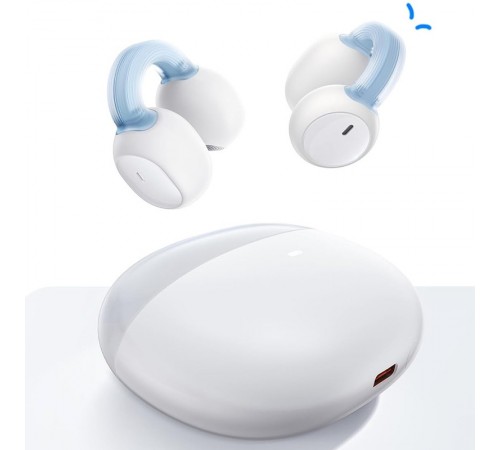 Бездротові TWS навушники Baseus AirGo 1 Ring Open-Ear (A00069201) Stellar White Бездротові TWS навушники Baseus AirGo 1 Ring Open-Ear (A00069201) Stellar White