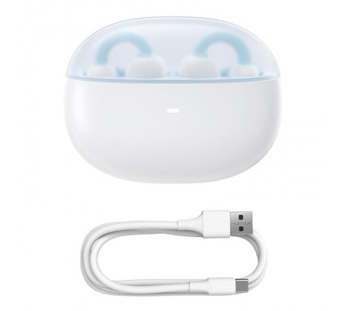 Бездротові TWS навушники Baseus AirGo 1 Ring Open-Ear (A00069201) Stellar White Бездротові TWS навушники Baseus AirGo 1 Ring Open-Ear (A00069201) Stellar White