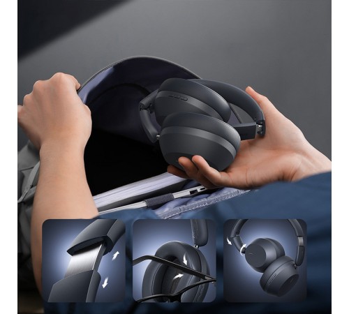 Накладні бездротові навушники Baseus Bass 35 Max (A00070800) Twilight Grey Накладні бездротові навушники Baseus Bass 35 Max (A00070800) Twilight Grey