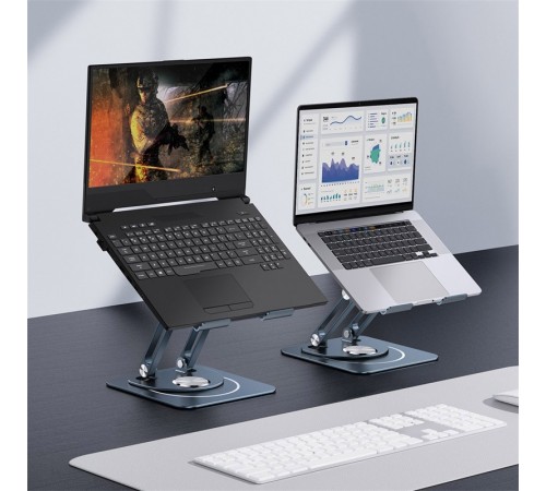Підставка для ноутбуку Baseus UltraStable Pro (Three-Fold Version) (B10059900811-01) Space Grey Підставка для ноутбуку Baseus UltraStable Pro (Three-Fold Version) (B10059900811-01) Space Grey